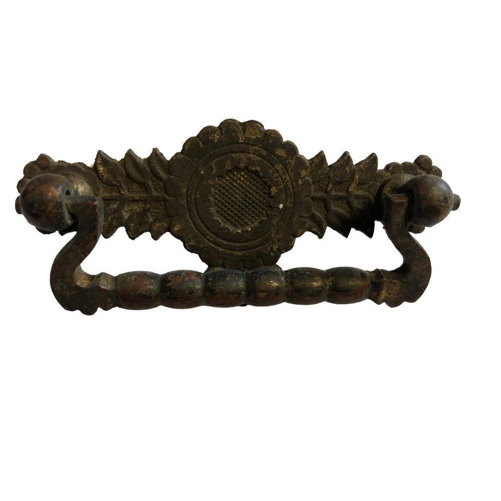 Antique Bronze Spanish Mission Style Cabinet Pull Handle